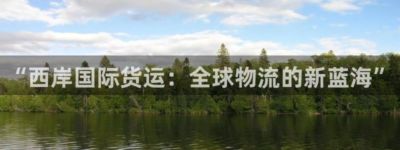 okpay钱包地址：“西岸国际货运：全球物流的新蓝海”