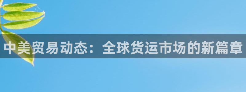 okpay钱包下载注册：中美贸易动态：全球货运市场的新篇
