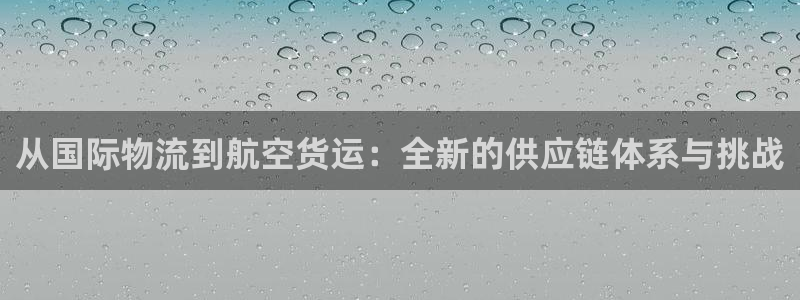 okpay钱包是干嘛的合法吗：从国际物流到航空货运：全新