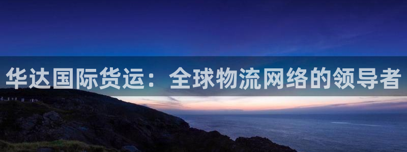 okpay钱包合法吗：华达国际货运：全球物流网络的领导者