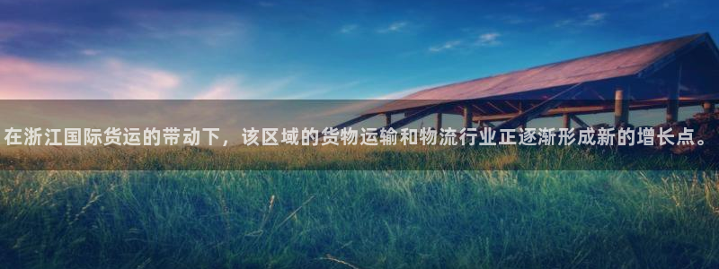 网赌okpay钱包安全吗：在浙江国际货运的带动下，该区域